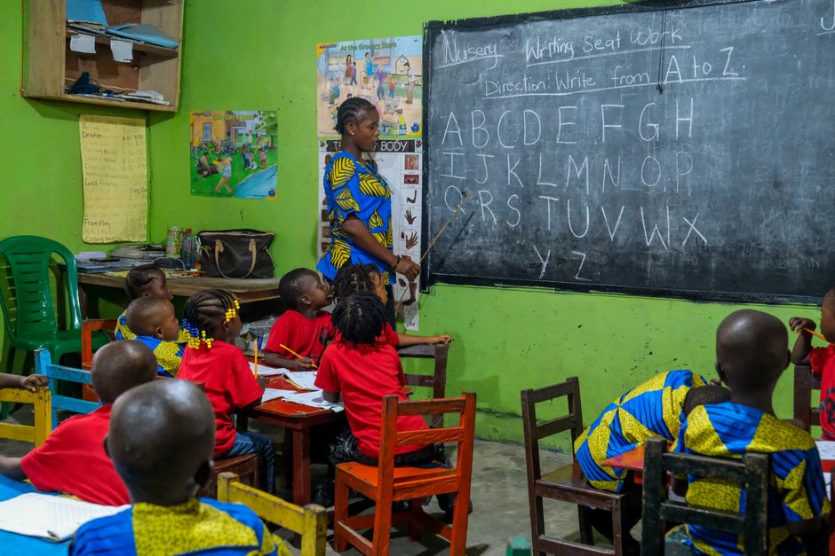 Students in classroom